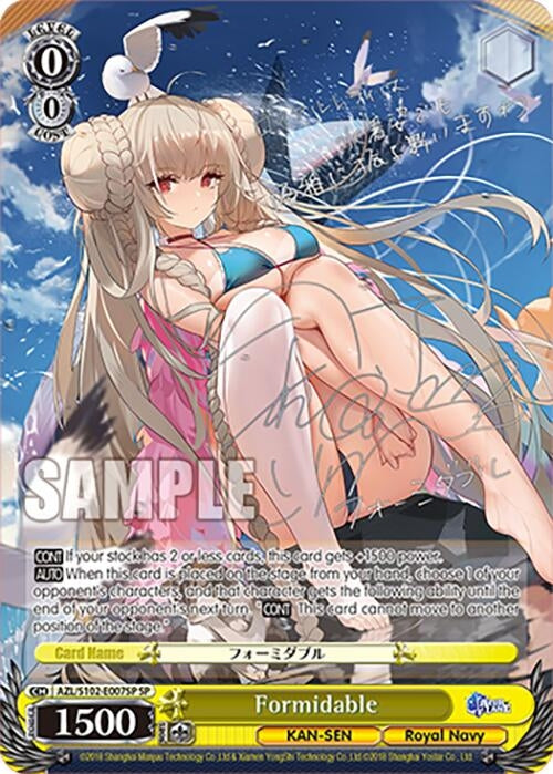 Formidable (SP) (Silver Signature) (102007) - Weiss Schwarz Single