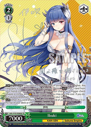 Ibuki (SP) (Silver Signature) (102044) - Weiss Schwarz Single