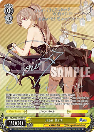 Jean Bart (SP) (Silver Signature) (102002) - Weiss Schwarz Single