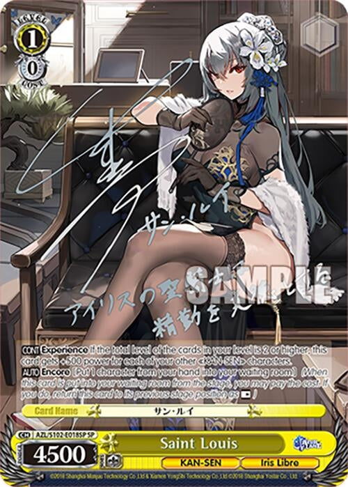 Saint Louis (SP) (Silver Signature) (102018) - Weiss Schwarz Single