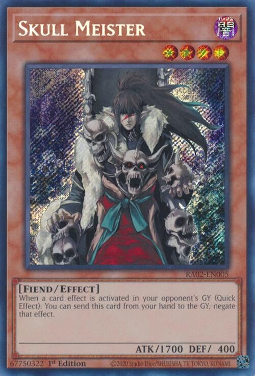 Skull Meister (Secret Rare) (2005) (RA02) - YuGiOh Single