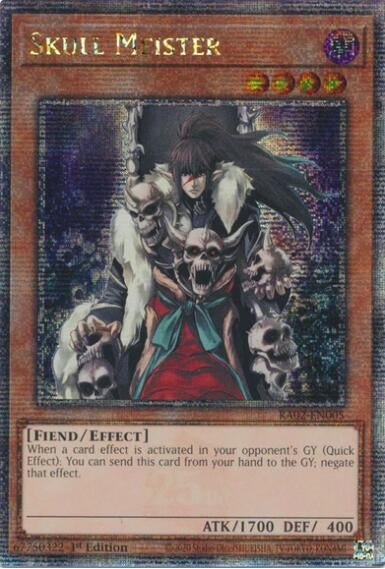 Skull Meister (Quarter Century Secret Rare) (2005) (RA02) - YuGiOh Single