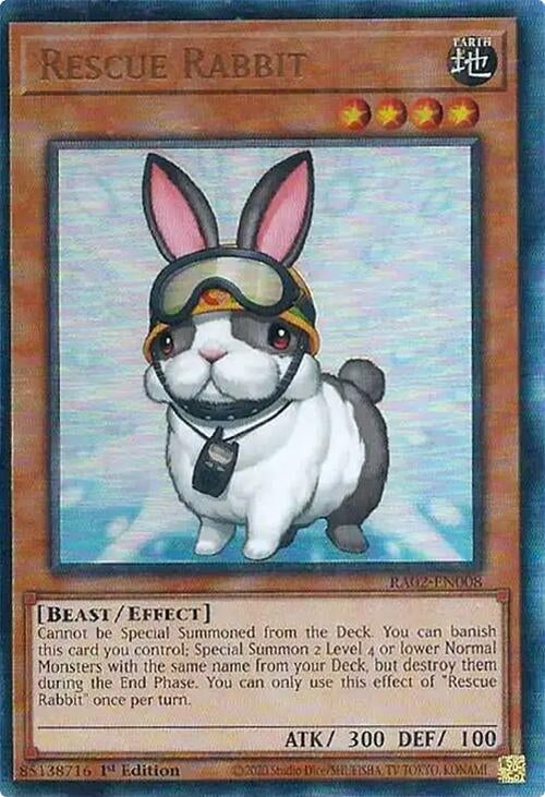 Rescue Rabbit (PUR) (2008) (RA02) - YuGiOh Single
