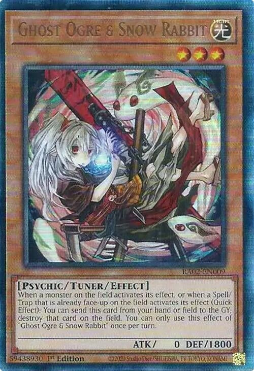 Ghost Ogre & Snow Rabbit (Alternate Art) (PUR) (2009) (RA02) - YuGiOh Single