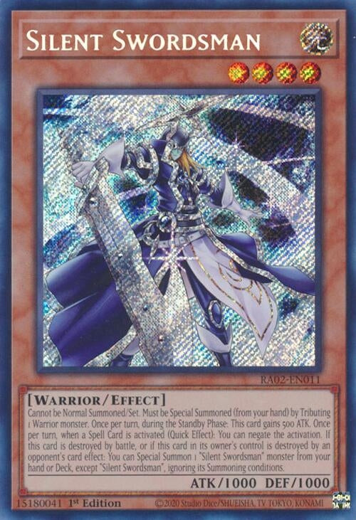 Silent Swordsman (Secret Rare) (2011) (RA02) - YuGiOh Single