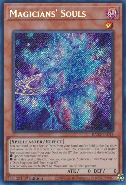 Magicians’ Souls (Secret Rare) (2014) (RA02) - YuGiOh Single