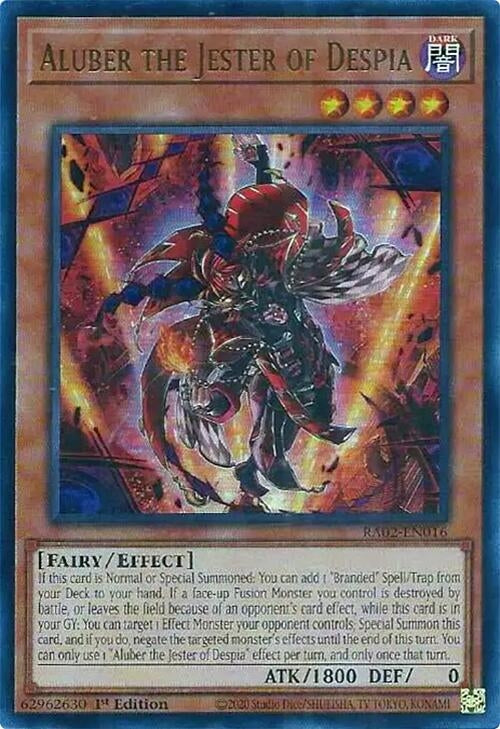 Aluber the Jester of Despia (UR) (2016) (RA02) - YuGiOh Single