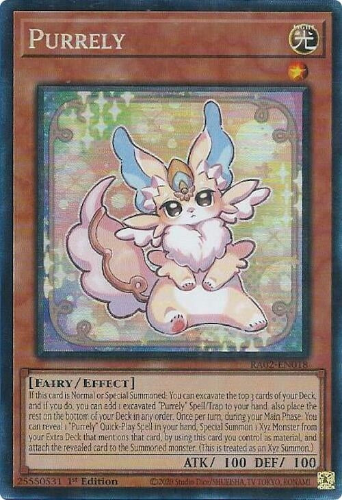 Purrely (PCR) (2018) (RA02) - YuGiOh Single