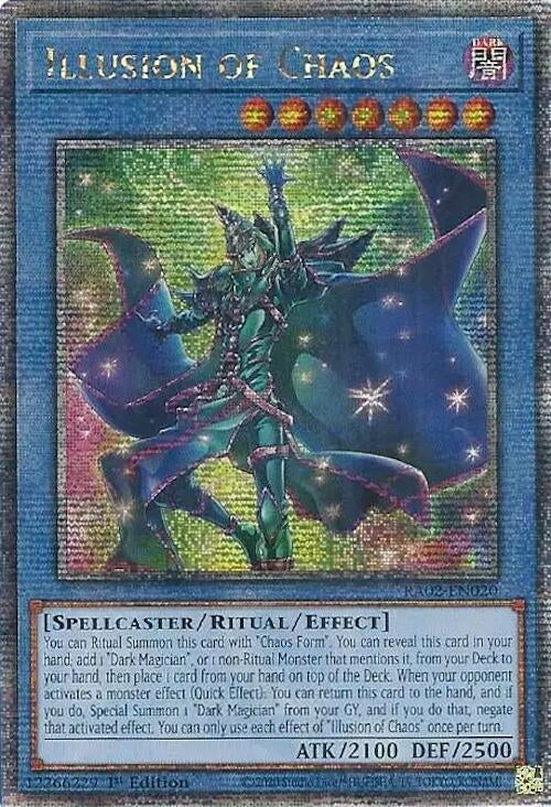 Illusion of Chaos (Quarter Century Secret Rare) (2020) (RA02) - YuGiOh Single
