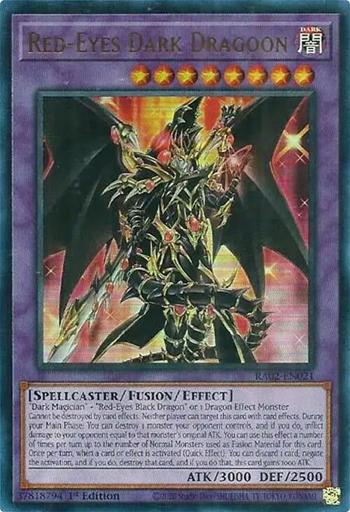 Red-Eyes Dark Dragoon (UR) (2021) (RA02) - YuGiOh Single