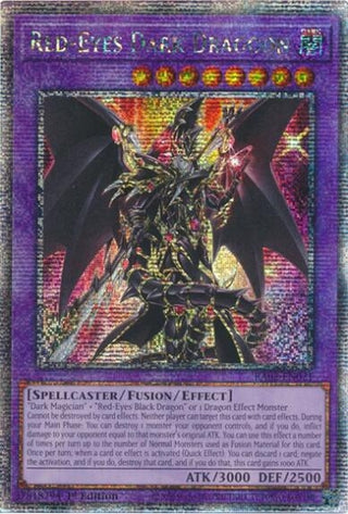 Red-Eyes Dark Dragoon (Quarter Century Secret Rare) (2021) (RA02) - YuGiOh Single