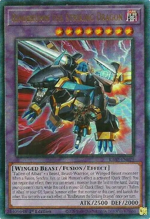 Rindbrumm the Striking Dragon (PUR) (2025) (RA02) - YuGiOh Single