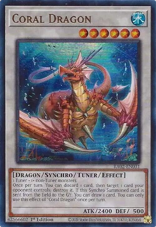 Coral Dragon (UR) (2031) (RA02) - YuGiOh Single