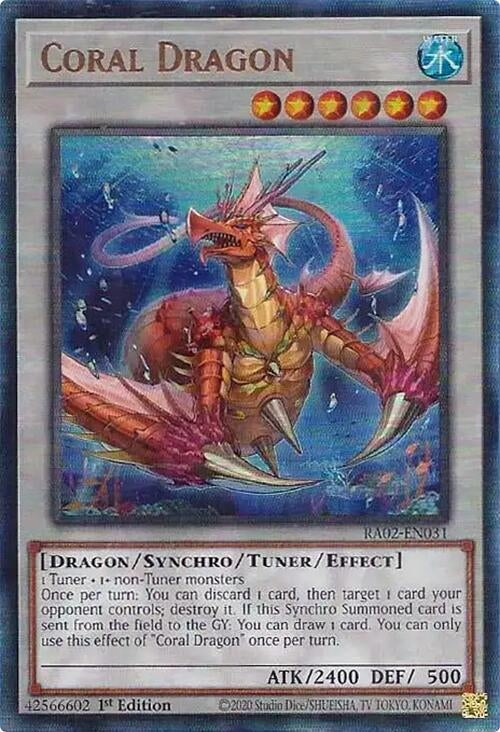 Coral Dragon (PUR) (2031) (RA02) - YuGiOh Single