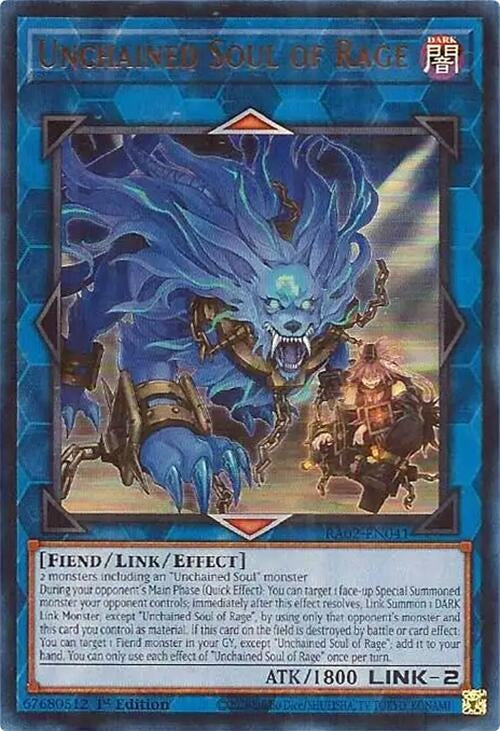 Unchained Soul of Rage (UR) (2041) (RA02) - YuGiOh Single