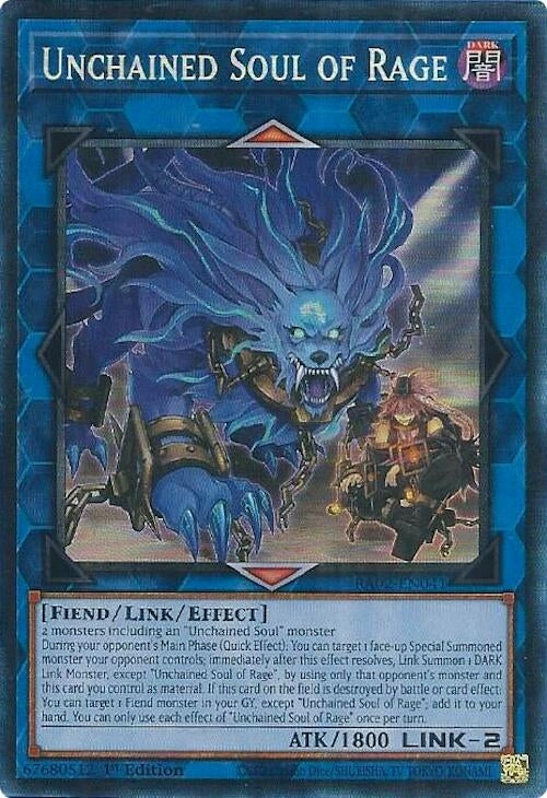 Unchained Soul of Rage (PCR) (2041) (RA02) - YuGiOh Single