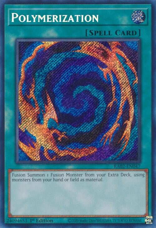 Polymerization (Secret Rare) (2047) (RA02) - YuGiOh Single