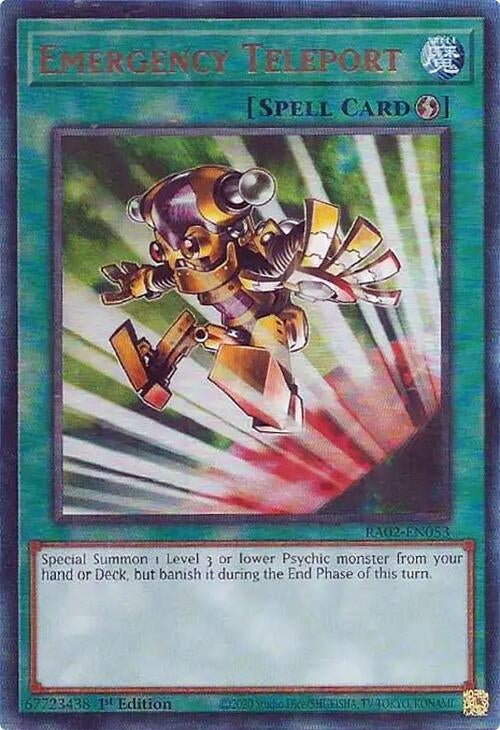 Emergency Teleport (PUR) (2053) (RA02) - YuGiOh Single