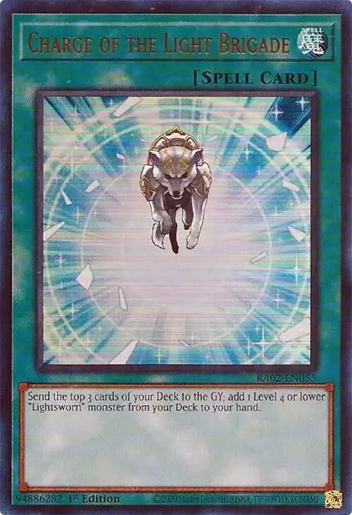 Charge of the Light Brigade (UR) (2055) (RA02) - YuGiOh Single
