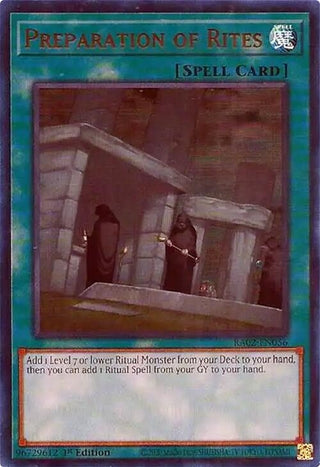 Preparation of Rites (UR) (2056) (RA02) - YuGiOh Single