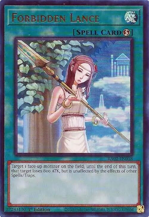 Forbidden Lance (UR) (2058) (RA02) - YuGiOh Single