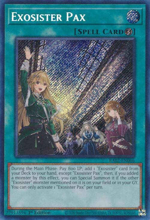 Exosister Pax (Secret Rare) (2066) (RA02) - YuGiOh Single