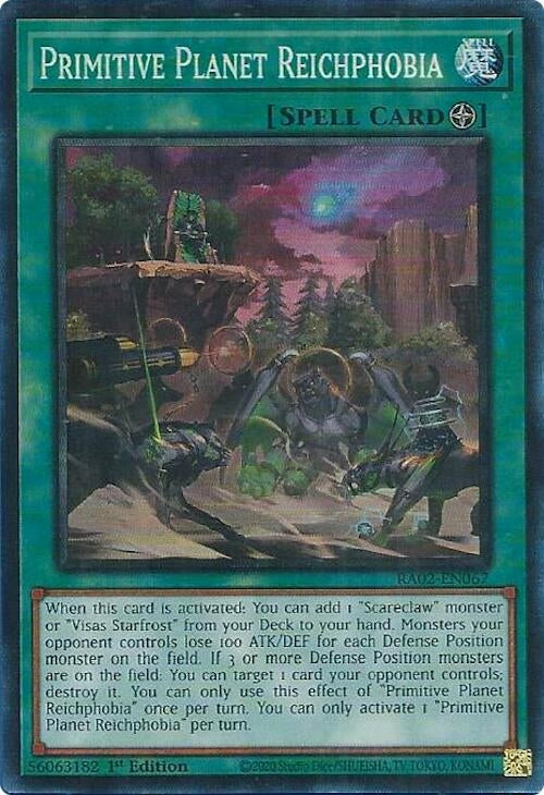 Primitive Planet Reichphobia (PCR) (2067) (RA02) - YuGiOh Single