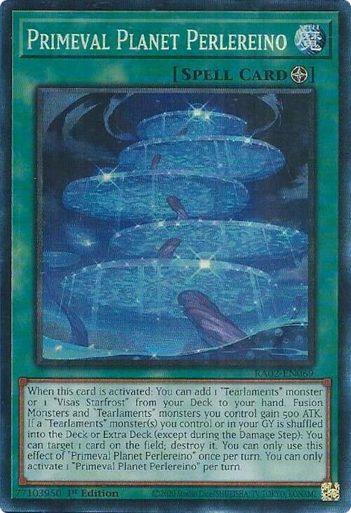 Primeval Planet Perlereino (PCR) (2069) (RA02) - YuGiOh Single