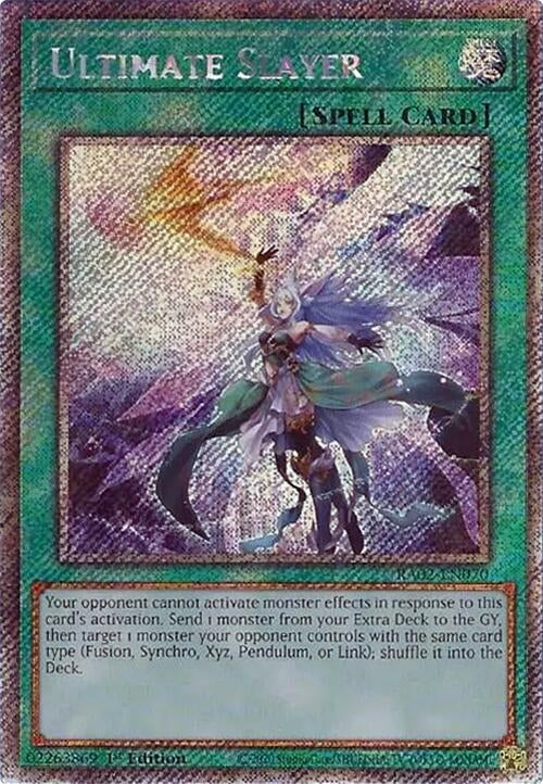 Ultimate Slayer (Platinum Secret Rare) (2070) (RA02) - YuGiOh Single