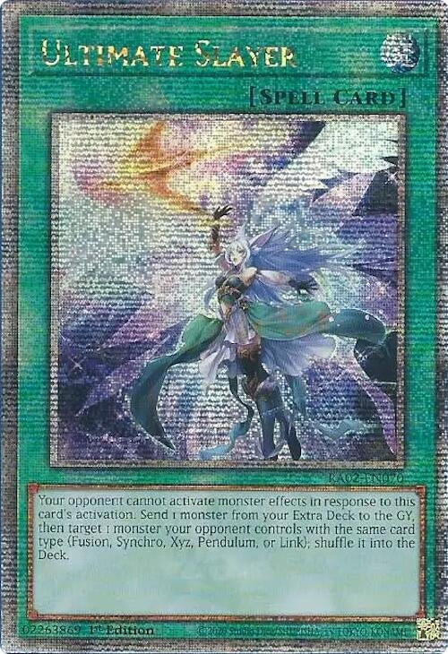 Ultimate Slayer (Quarter Century Secret Rare) (2070) (RA02) - YuGiOh Single