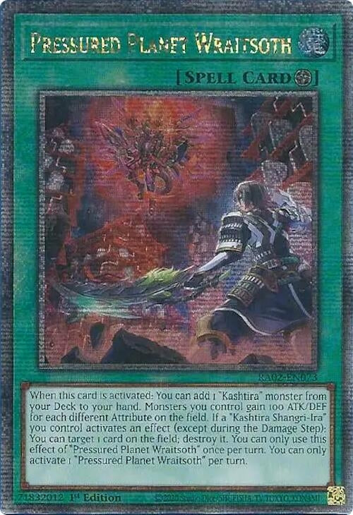 Pressured Planet Wraitsoth (Quarter Century Secret Rare) (2073) (RA02) - YuGiOh Single