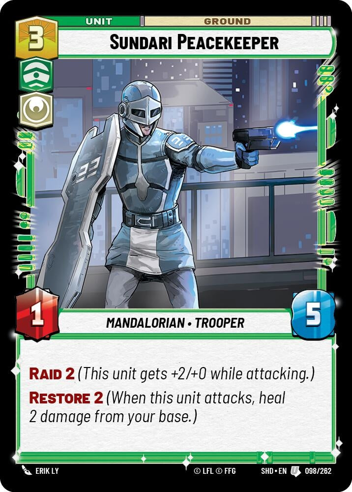 Sundari Peacekeeper (98) (SHD) - Star Wars: Unlimited Single
