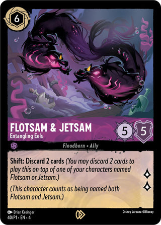 Flotsam & Jetsam - Entangling Eels (40) (DLPC) - Disney Lorcana Single
