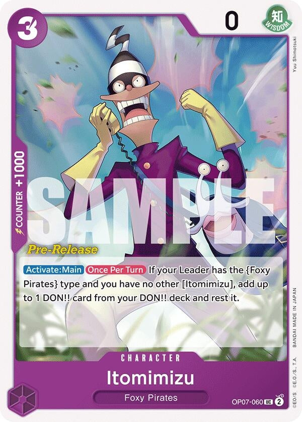 Itomimizu (7060) (OP07 PRE) - One Piece Card Game Single