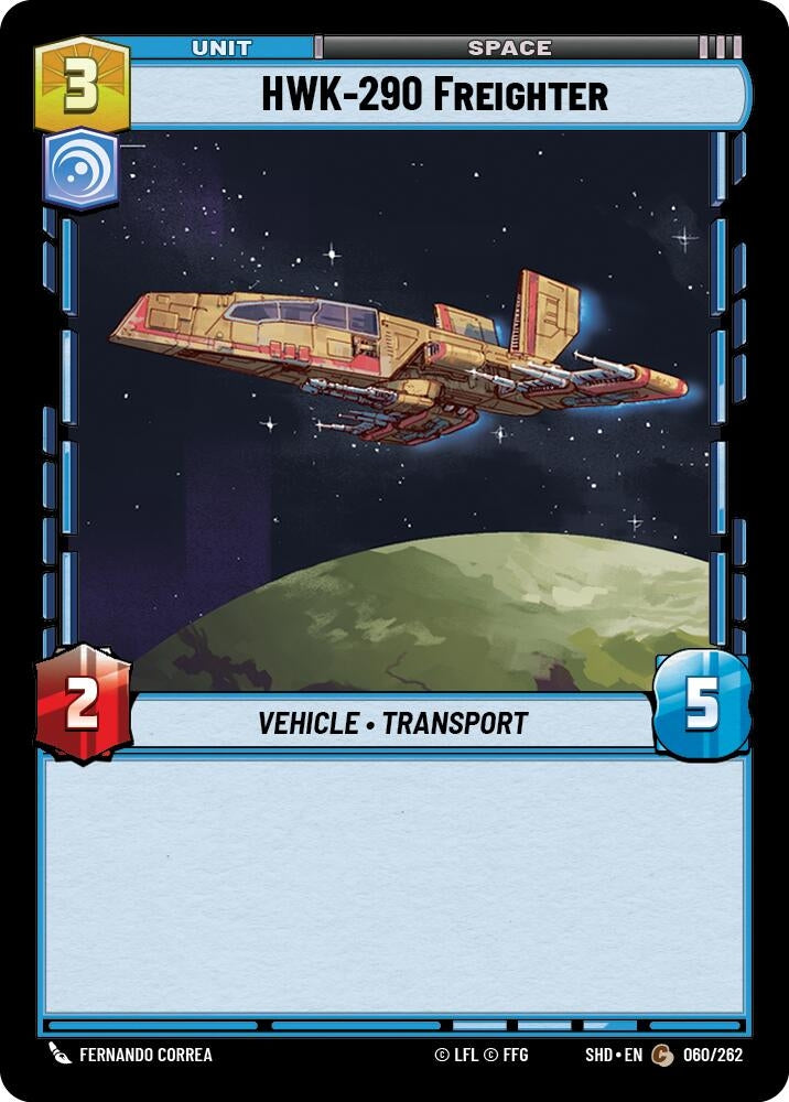 HWK-290 Freighter (60) (SHD) - Star Wars: Unlimited Single