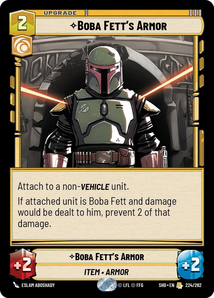 Boba Fett’s Armor (224) (SHD) - Star Wars: Unlimited Single