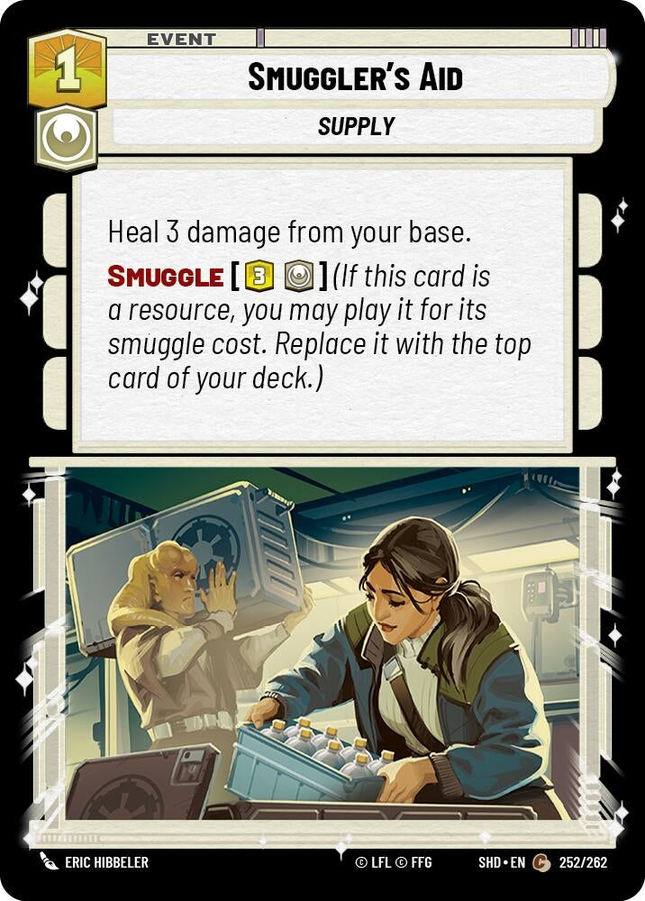 Smuggler’s Aid (252) (SHD) - Star Wars: Unlimited Single