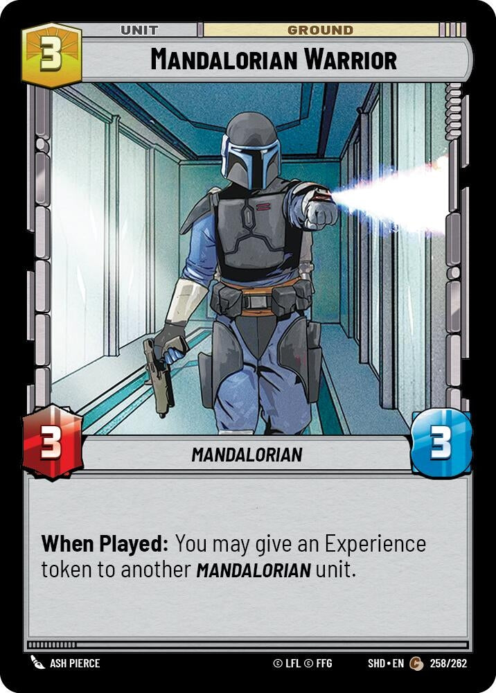 Mandalorian Warrior (258) (SHD) - Star Wars: Unlimited Single