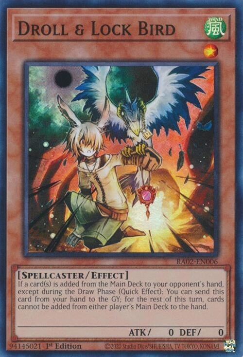 Droll & Lock Bird (2006) (RA02) - YuGiOh Single