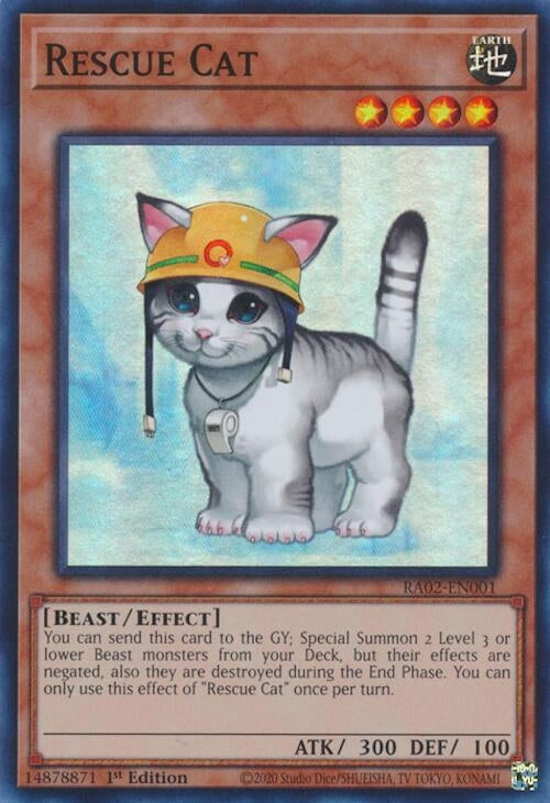 Rescue Cat (2001) (RA02) - YuGiOh Single