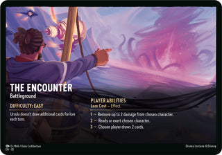 The Encounter // A Dark Realm - Battleground (Oversized) (Q1) - Disney Lorcana Single
