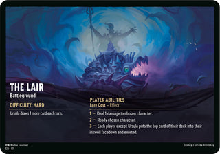 The Lair // Infinite Wrath - Battleground (Oversized) (Q1) - Disney Lorcana Single