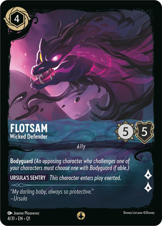 Flotsam - Wicked Defender (4) (Q1) - Disney Lorcana Single