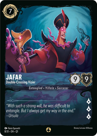 Jafar - Double-Crossing Vizier (8) (Q1) - Disney Lorcana Single