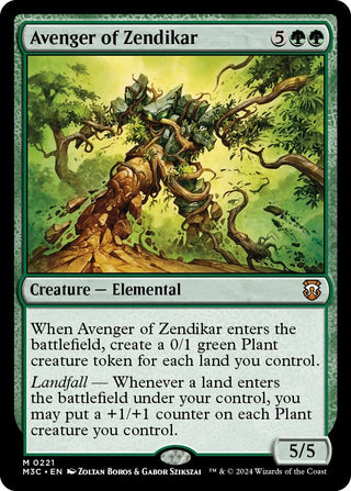 Image for Avenger of Zendikar (Ripple Foil) (221) (Modern Horizons 3) - Magic: The Gathering