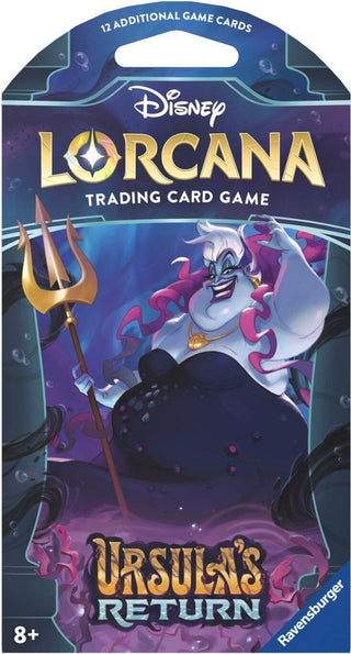 Disney Lorcana: Ursula’s Return Sleeved Booster Pack (4) - Disney Lorcana Sealed
