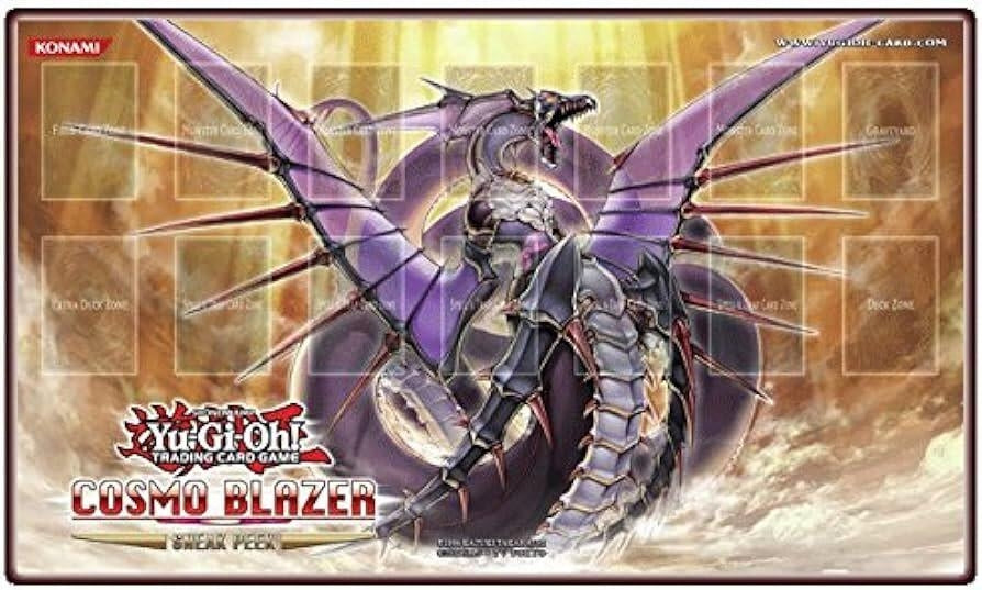 Yu-Gi-Oh! Cosmo Blazer Sneak Peek Promo Game Mat - Number 92: Heart-eartH Dragon - Playmats Sealed