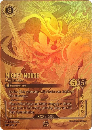 Mickey Mouse - Brave Little Tailor (Serial Numbered) (5) (DLPC) - Disney Lorcana Single