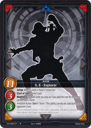 5. E - Explorer (2023) - Gate Ruler Single