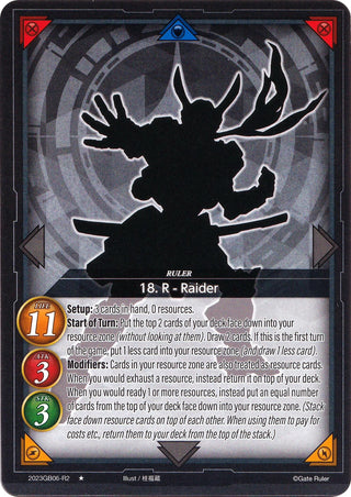 18. R - Raider (2023) - Gate Ruler Single